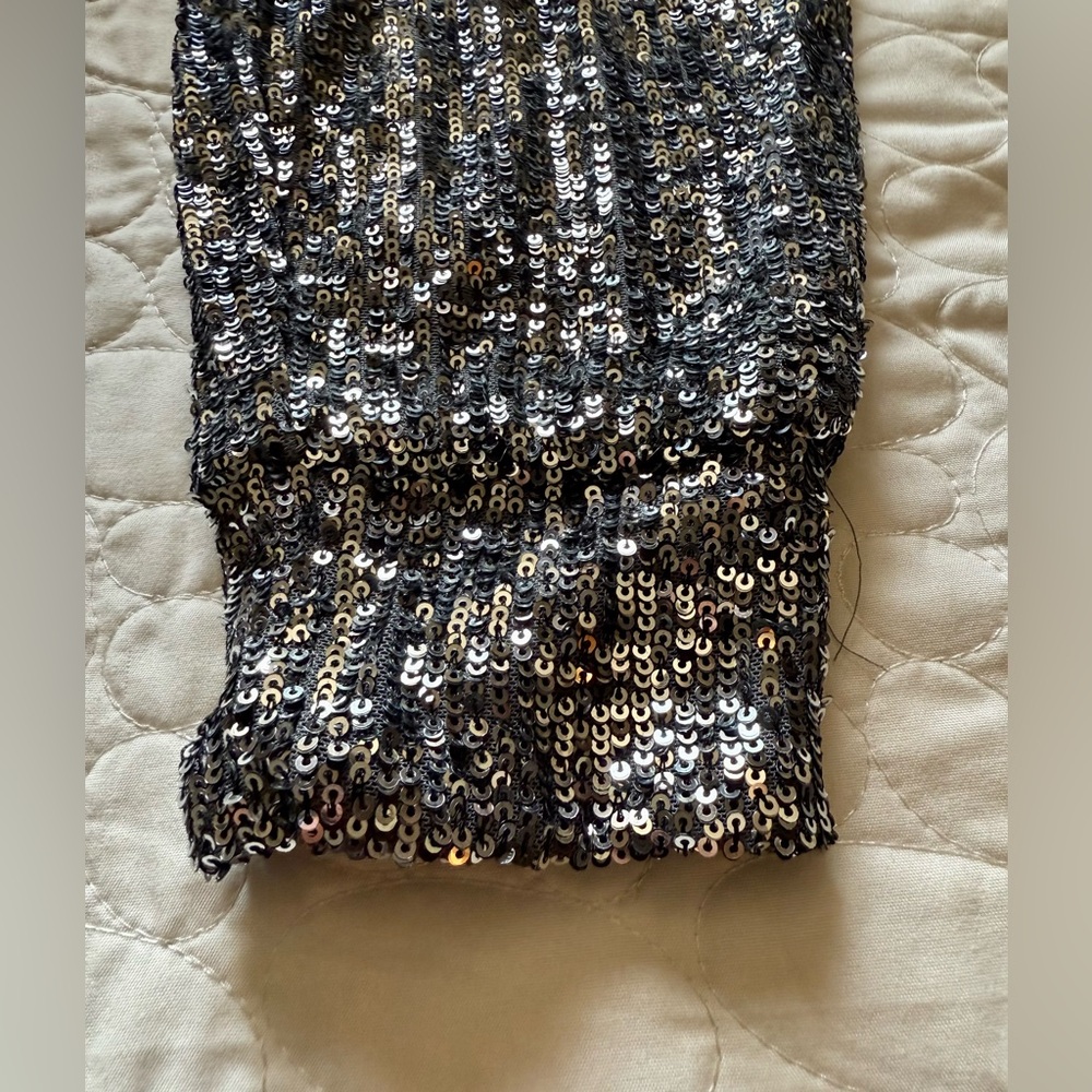 Gray sequin pants - Picture 4 of 5